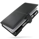 PDair Leather case for Sony VAIO P Series - Book Type (Black)
