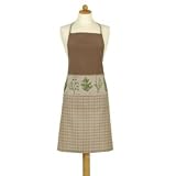Clayre & Eef HC41 1 Sch�rze Grillsch�rze K�chensch�rze Serie Herbs Check 70 x 85 cm (0845)