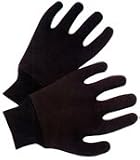 Brown Jersey Reversible Gloves (Sold by Dozen) Size X-Large