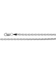 16 Inch 14K Yellow Gold Diamond Cut Wheat Chain