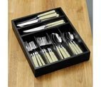 36 Piece Cafe Cutlery Set Cream