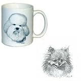 Pomeranian Coffee Mug, Porcelain by Rosalinde (11 oz.)