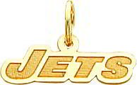 14K Gold NFL New York Jets Charm