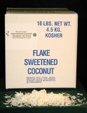 Sweetened Flake Coconut, Bulk Pack, 10 Pounds