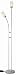 2-Light Floor Lamp - Chrome
