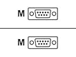 DB9M To DB9M Gender Changer Converts DB9F To DB9M