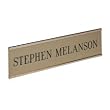 SHAW31 - Standard Aluminum Wall Sign, 2x8, Standard Silver