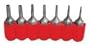 Enkay 3037-C 7-Piece 1"" Tamper Proof Torx Screw Bit Set T7 to T25