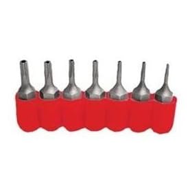 Enkay 3037-C 7-Piece 1"" Tamper Proof Torx Screw Bit Set T7 to T25