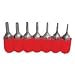Enkay 3037-C 7-Piece 1"" Tamper Proof Torx Screw Bit Set T7 to T25