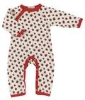 Organics For Kids Ladybird Romper 0-5M