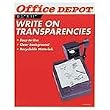 Office Depot(R) Write-On Transparency Film, Pack Of 100