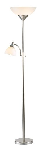 Piedmont Combo Floor Lamp - Steel