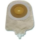 Premier Urostomy Pouch, Pre-Sized Convex Flextend Skin Barrier, with Tape, Transparent, 1 1/4, 5/Bx, HOL8486