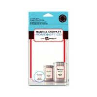 Martha Stewart Home Office with Avery® Dry Erase Labels, 3 3/4 x 5 3/16 Inch, White with Red Border, Pack of 6