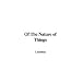 Of The Nature Of Things