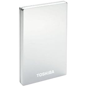 Toshiba PX1624E-1HC2 320GB StorE Alu2 USB 2.0 2.5 Inch External Hard Drive Silver