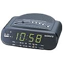 Sony ICF-C212 FM/AM Clock Radio with Full Power Back-up (Black)