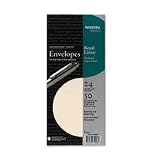 Wausau Paper 74006 Royal Linen #10 Fine Business Envelope, Traditional, Ivory, 50/pack (50 Each)