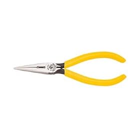 Klein D203-6H2 6-Inch Standard Long-Nose Pliers-Side-Cutting and Switchboard Work
