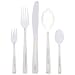 Sterlingcraft 20pc Stainless Steel Flatware Set With Gold Tone Trim 4 Salad Forks/Dinner Knives