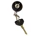 8 ball 1 1/2in Miniature Pool Ball Key Chain. Actual miniature pool ball with chain and key ring. Cute Gift