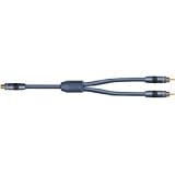 Buy Acoustic Research AP040 Y Adaptor RCA female to 2 RCA male molded connectors  by Acoustic Research
