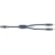 Acoustic Research AP040 Y Adaptor RCA female to 2 RCA male molded connectors