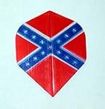 5 Sets - CONFEDERATE FLAG - Hard Poly flights