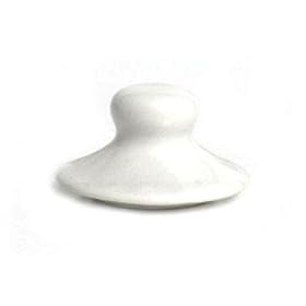 Tea Pot Lid for BWT-100 - White - Size: 2 1/4'' (1 Dozen/Unit)