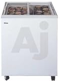 Review Summit  / Summit SCF680 7.0 cu. ft. Freestanding Chest Freezer with Manual Defrost, Aluminum Interior, Flat Top, 2 Sliding Glass Lids, Lock, Casters and For Commercial Use