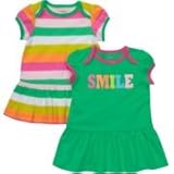 Carter's 2 Pack Dress Set Smile Rainbow Girls Spring/Summer