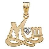 14kt. Gold, Mom Charm
