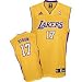 adidas Los Angeles Lakers Andrew Bynum Replica Home Jersey