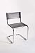 Kitchen & Housewares : 2 Black/Chrome Finish Sabrina Leather Dining Chairs By Euro Style Furniture