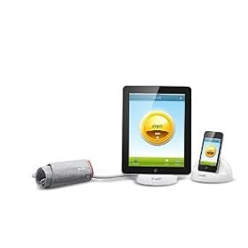 Ihealth - Prise de Tension avec iPad, iPhone 3 et 4 ou iPod Touch - Dock d'Accueil Plug and Play