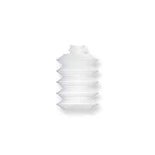 Qosina 74027 Natural LDPE Bellows Dispensing Bottle, 30mL Capacity (Pack of 25)