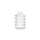 Qosina 74027 Natural LDPE Bellows Dispensing Bottle, 30mL Capacity (Pack of 25)