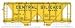 InterMountain HO 1958 Cu. Ft. 2 Bay Hoppers - Central Silica Co.