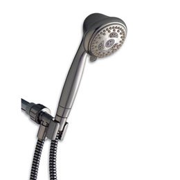 Waterpik NSC 659 6-Mode Handheld Shower with Opti-Flow, Brushed Nickel