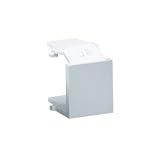 Leviton 41084-BWB QuickPort Snap-In Blank - White (Package of 10)