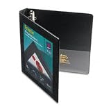 Avery Framed Presentation Ezd Locking Veiw Binder, 1in Capacity, Black (AVE68054)