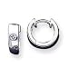 Sterling Silver CZ Hinged Earrings