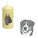 Greater Swiss Mountain Dog Pillar Candle, Porcelain by Rosalinde (6' x 2.5')