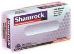 Shamrock 68114 Powder Free Latex Black / Blue Extra Large Examination Gloves - Sold by the Case