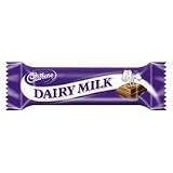 Cadbury Dairy Milk Chocolate Bar 49g England (6 Pack)