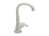 Delta 210-BS Simply PuR Filtration System Single-Handle Traditional Spout Kitchen Faucet, Bisquit