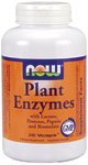 Plant Enzymes by NOW Foods - Digestive Support (500mg - 240 Vegetarian Capsules)