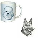 German Shepherd Coffee Mug, Porcelain by Rosalinde (11 oz.)