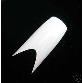 500 U Shaped Acrylic False Artificial Tips Nail Art